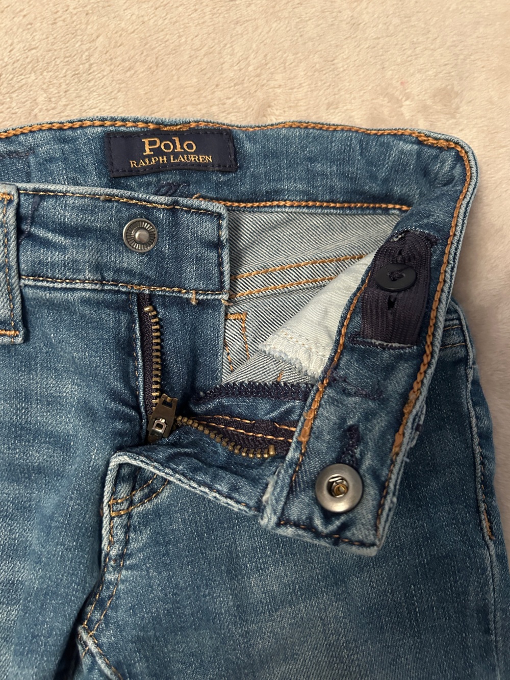 Ralph Lauren Aubrie Denim Leggings/Jeans - Picture 5 of 9